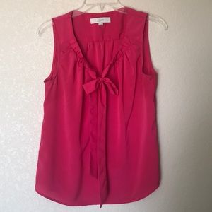LOFT tie neck tank